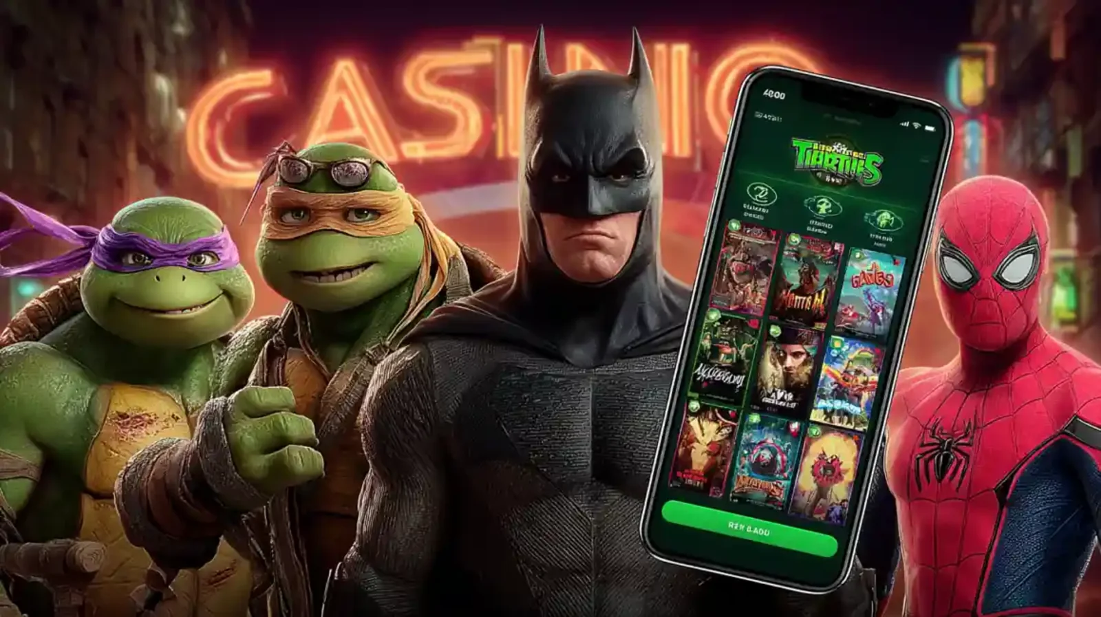 Superhero Casino Slots Game